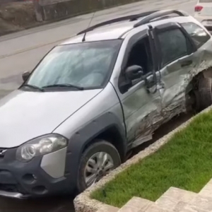 Policial militar sofre acidente de trânsito à caminho do trabalho