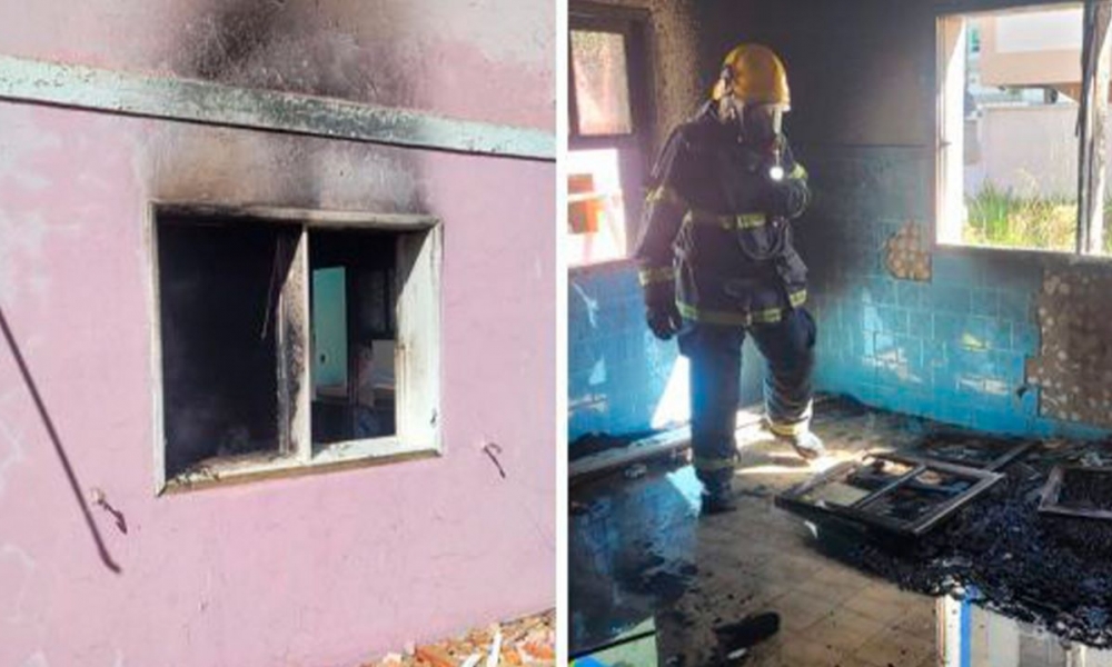 Moradores de rua são suspeitos de atearem fogo em prédio abandonado no Perequê