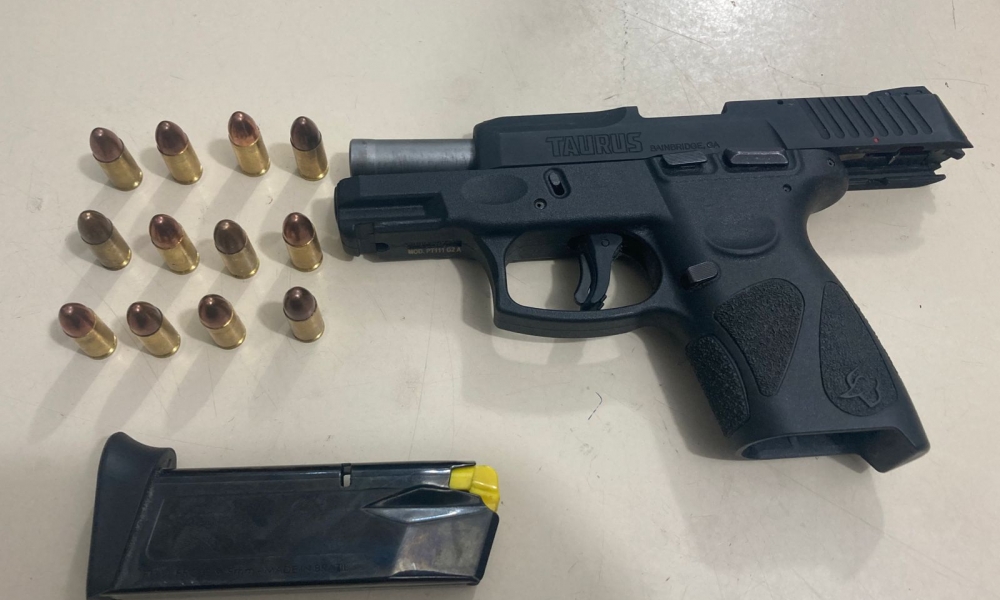 Acerto de contas em Itapema acaba com pistola municiada apreendida 