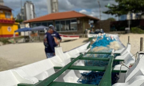 Tainhas estão demorando para aparecer no mar de Itapema 