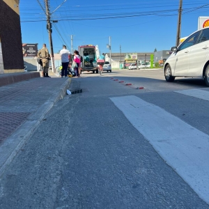 Acidente em Tijucas: Criança ferida após colisão entre bicicleta e policial militar 