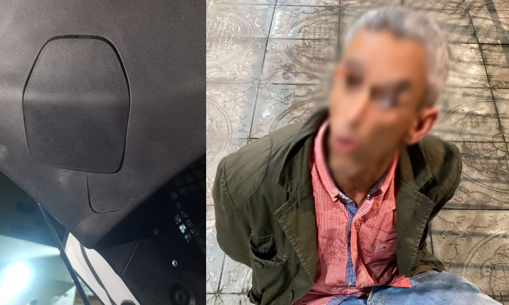 Homem alterado é detido após furto em farmácia e causa danos à viatura policial