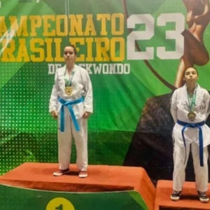 Atleta da região é campeã nacional de Taekwondo