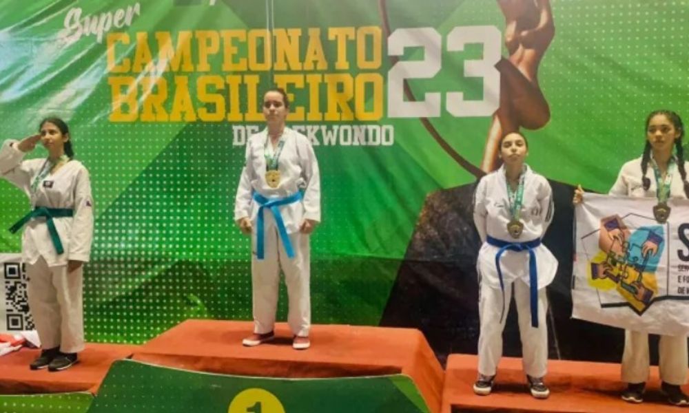 Atleta da região é campeã nacional de Taekwondo