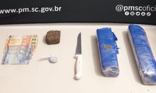 Com diversas passagens, marido e mulher são presos por tráfico de drogas 