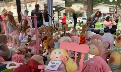 Piquenique na Praça reúne famílias em Nova Trento na tarde de domingo 