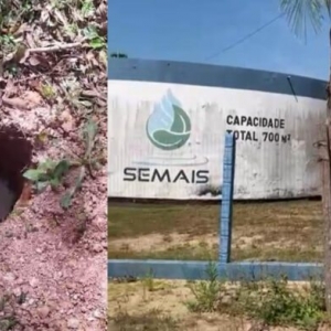 Falta de banheiro leva funcionários a defecarem nas proximidades de tratamento de água