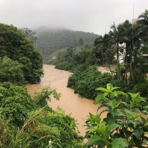 Nível do Rio Tijucas: Atinge 1,43 metros acima do normal com tendência de alta