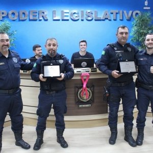 Guardas recebem homenagem por serviços prestados à sociedade