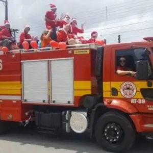 Corpo de Bombeiros da região pede doações para o projeto ‘Bombeiro Noel’