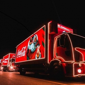 Caravana de Natal da Coca-Cola passará por Balneário Camboriú e região na sexta