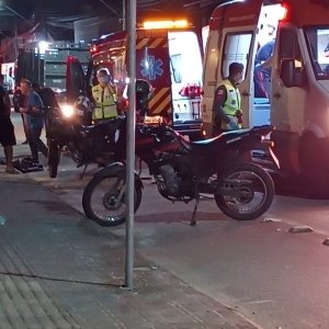 URGENTE: Motociclista fica gravemente ferido em colisão com carro em Tijucas