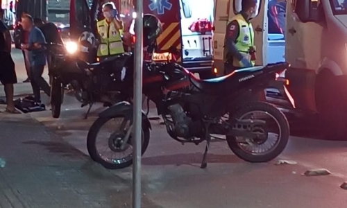 URGENTE: Motociclista fica gravemente ferido em colisão com carro em Tijucas