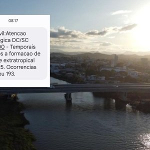 Ciclone extratropical traz ventos e chuvas intensas na segunda de Natal