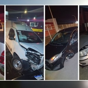Acidente envolve quatro veículos na Rodovia SC-108; Não houve registro de feridos