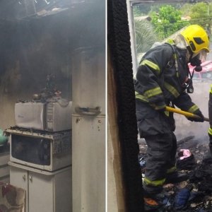 Incêndio destrói residência; família busca ajuda para reconstrução