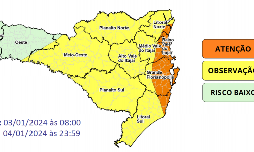 VÍDEO: Defesa Civil alerta para chuvas intensas e risco de ocorrências adversas