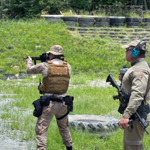 Tenente Coronel Éder coordena treinamento de tiro; 'Qualidade no serviço prestado à comunidade'