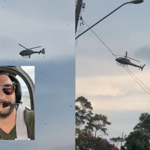 Amigos prestam homenagem a Mikael Minatti com sobrevoos e flores em sepultamento