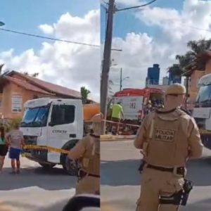TRAGÉDIA EM BOMBINHAS: Grave acidente resulta na morte de ciclista