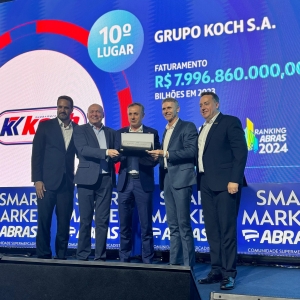 Grupo Koch se consolida, sobe 3 posições e se transforma na 10ª maior rede do Brasil