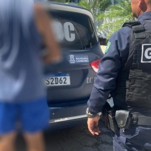 Após atropelar e fugir sem prestar socorro, homem é preso pela Guarda Municipal