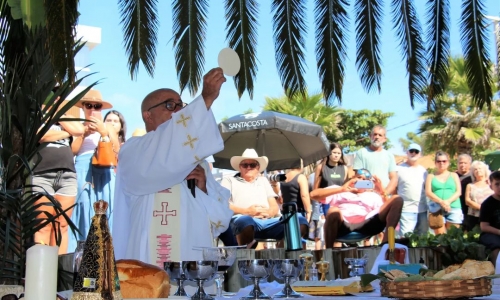 Missa de abertura da Pesca Artesanal da Tainha em Bombinhas celebra tradição e fé