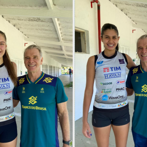 Duas atletas do Projeto Voleibol Nova Trento são convocadas para a Seleção Brasileira Sub-19