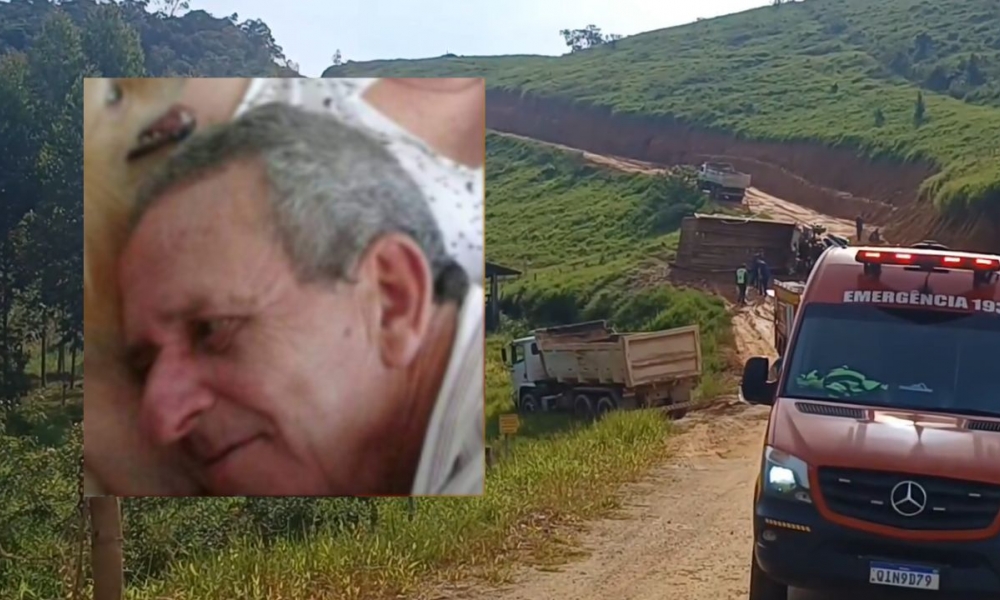 TRAGÉDIA EM SJB: Marzinho Souza, de 63 anos, é identificado como vítima de acidente com caçamba