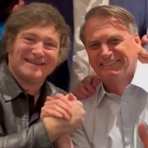 Milei e Bolsonaro juntos em Balneário Camboriú no próximo fim de semana