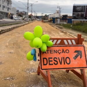 Obra de revitalização e asfaltamento divide opiniões em Tijucas
