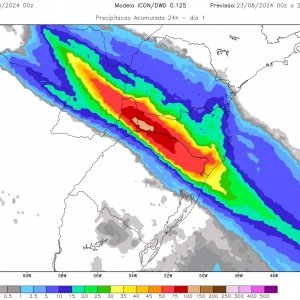 Frente fria traz grande queda de temperatura e possibilidade de neve em Santa Catarina 