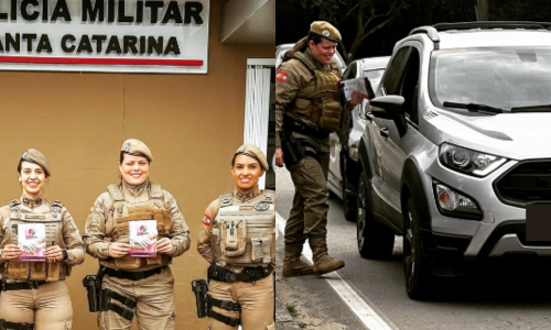 Polícia Militar de São João Batista realiza barreira educativa