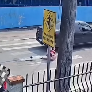 Menina é atropelada ao atravessar rua em São João Batista e passa por cirurgia
