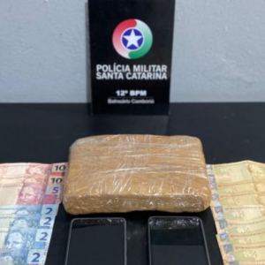 Preso suspeito de tráfico de drogas com 1kg de skunk em Balneário Camboriú
