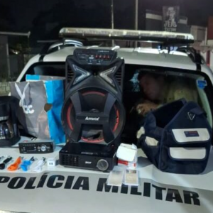 Polícia Militar prende suspeito de furto em igreja em São João Batista