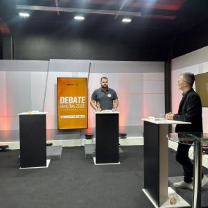 Debate com candidatos à prefeitura de Nova Trento destaca compromisso com município