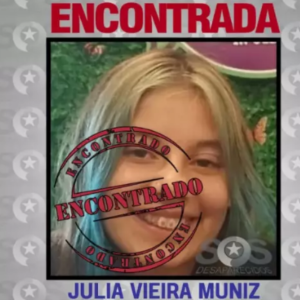 Desaparecida há um mês, menina de 13 anos é encontrada em Camboriú