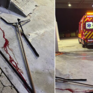 Homem fica gravemente ferido após briga em Posto de Combustíveis 