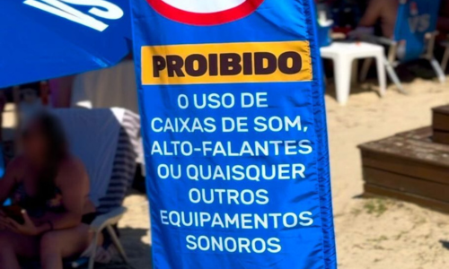 Itapema proíbe som nas praias; 70 bandeiras alertam sobre proibição