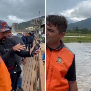 Governador acompanha estragos causados pelas chuvas em Itapema 