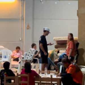 Famílias desabrigadas buscam refúgio em ponto de acolhimento em Tijucas