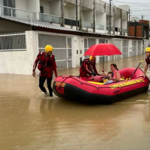 Emergência na região: uma morte e mais de 1 mil desabrigados