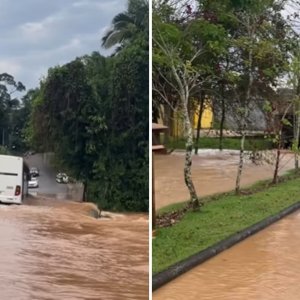 São João Batista teve alagamentos e 73.4 mm de chuva; instabilidades devem continuar