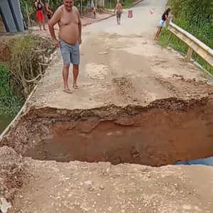 Interdição de Ponte em São João Batista prejudica acesso ao Fernandes