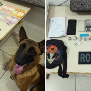 Flagrante: Suspeito de tráfico se tranca em banheiro, mas é detido