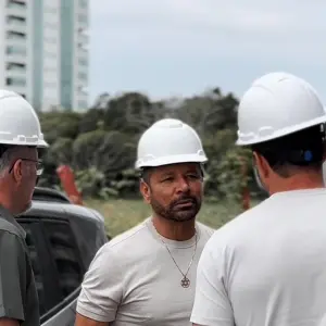 Neymar Pai visita edifício em Itapema e reforça parceria em empreendimento de luxo