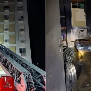 Incêndio em apartamento deixa dois animais mortos e duas pessoas feridas
