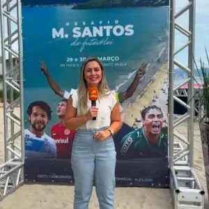 Desafio M. Santos de Futevôlei agita as areias de Porto Belo com presença de Romário e outros jogadores