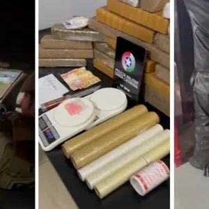 Ação resulta em prisões e apreensão de drogas e celular roubado na região